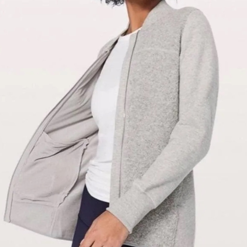 Lululemon Sherpa zip up sweatshirt